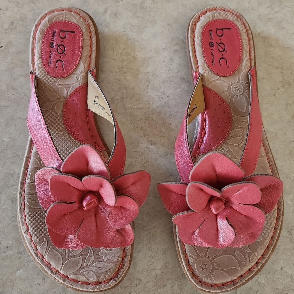 Born Concept B.o.c Women's Coral Floral Sandals